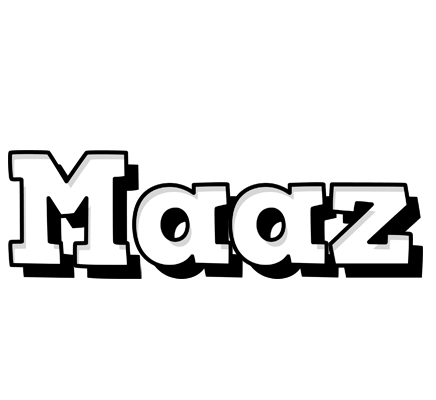 Maaz snowing logo
