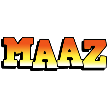 Maaz sunset logo