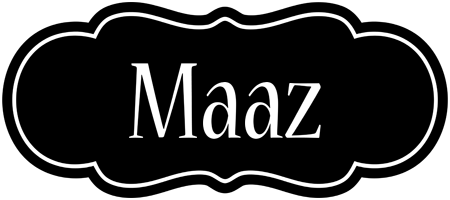 Maaz welcome logo