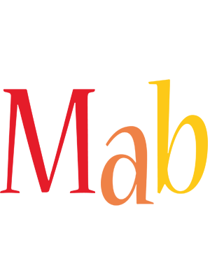 Mab birthday logo