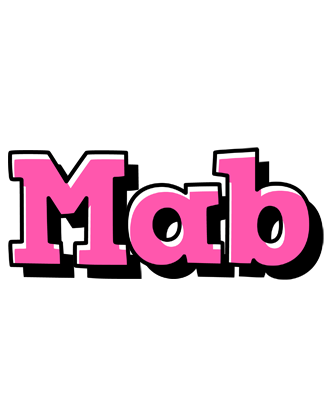 Mab girlish logo