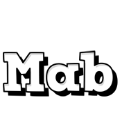 Mab snowing logo