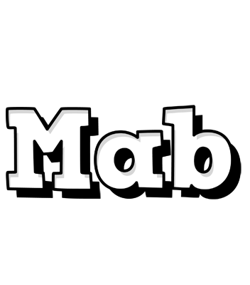 Mab snowing logo