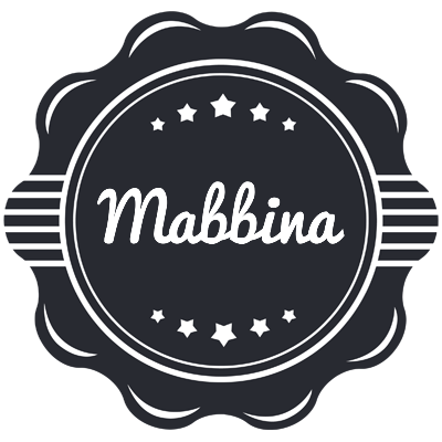 Mabbina badge logo