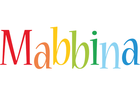 Mabbina birthday logo