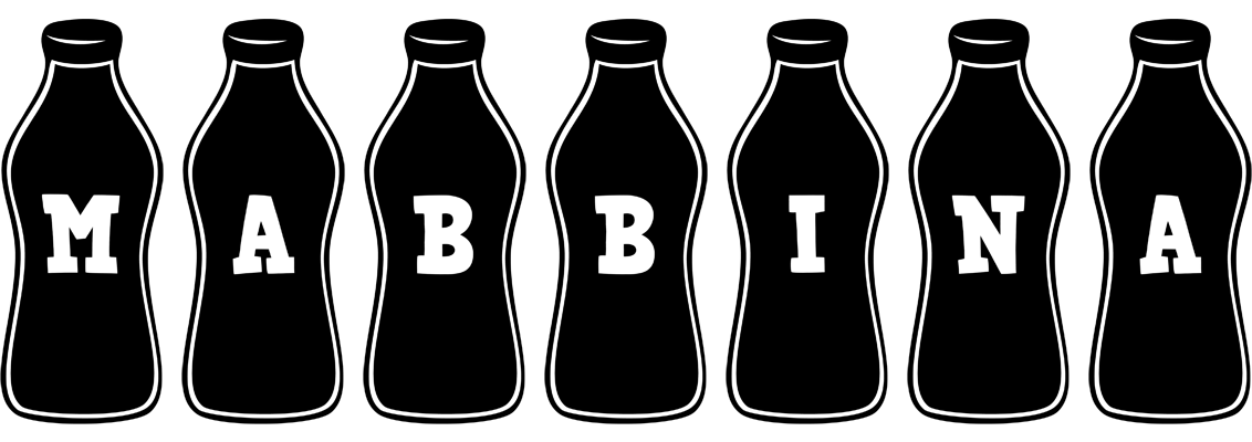 Mabbina bottle logo