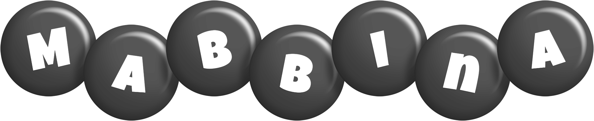 Mabbina candy-black logo