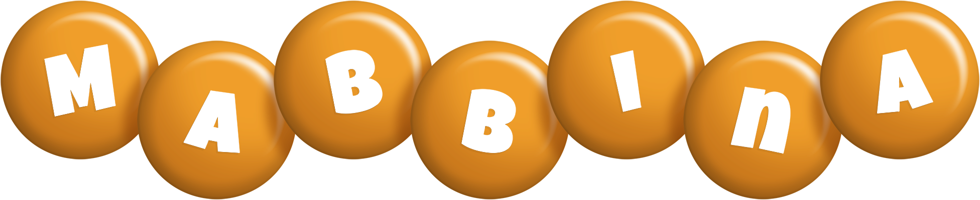 Mabbina candy-orange logo