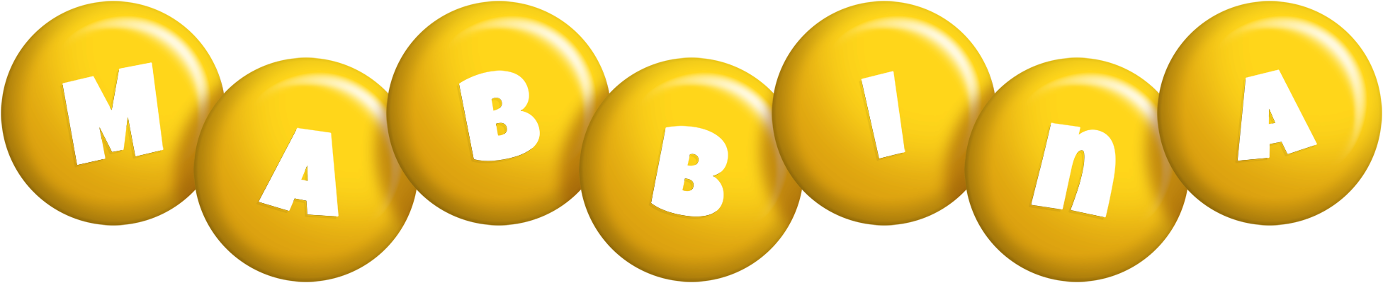 Mabbina candy-yellow logo
