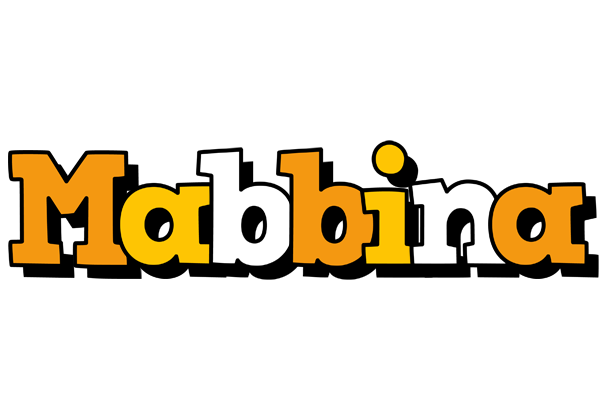 Mabbina cartoon logo