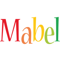 Mabel birthday logo