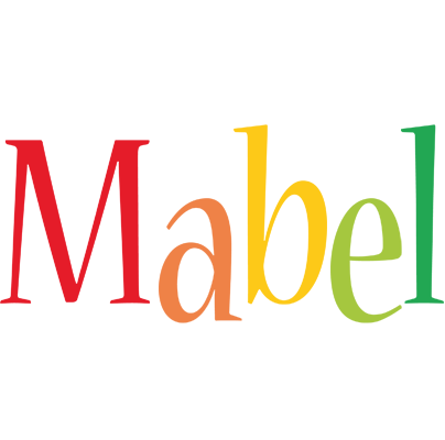 Mabel birthday logo