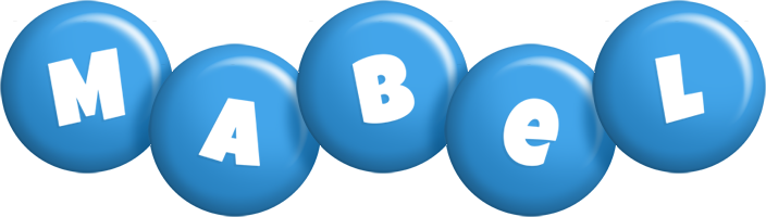 Mabel candy-blue logo