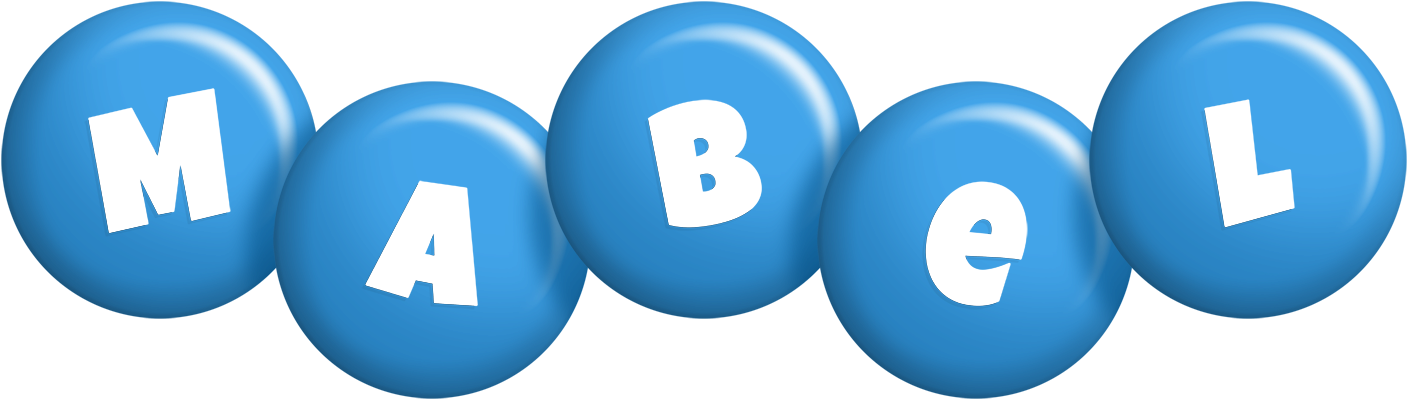 Mabel candy-blue logo
