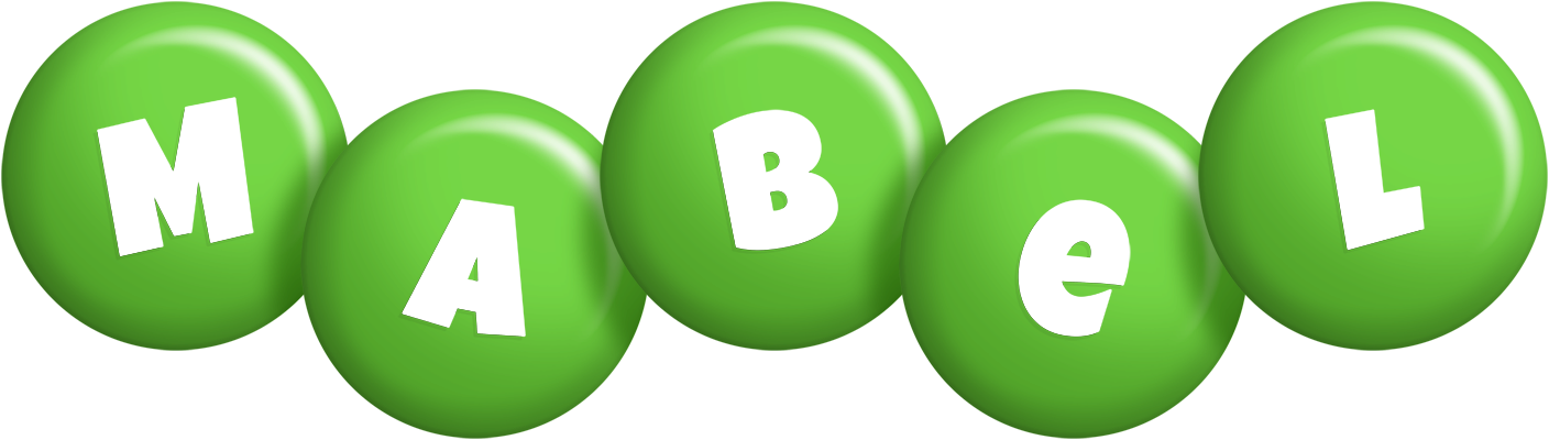 Mabel candy-green logo