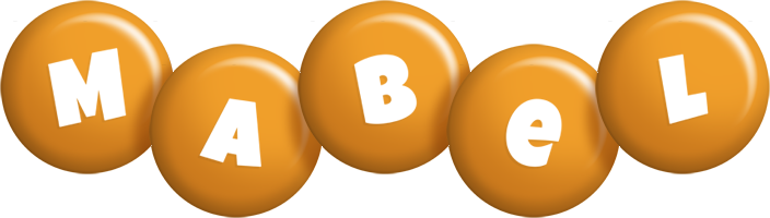 Mabel candy-orange logo