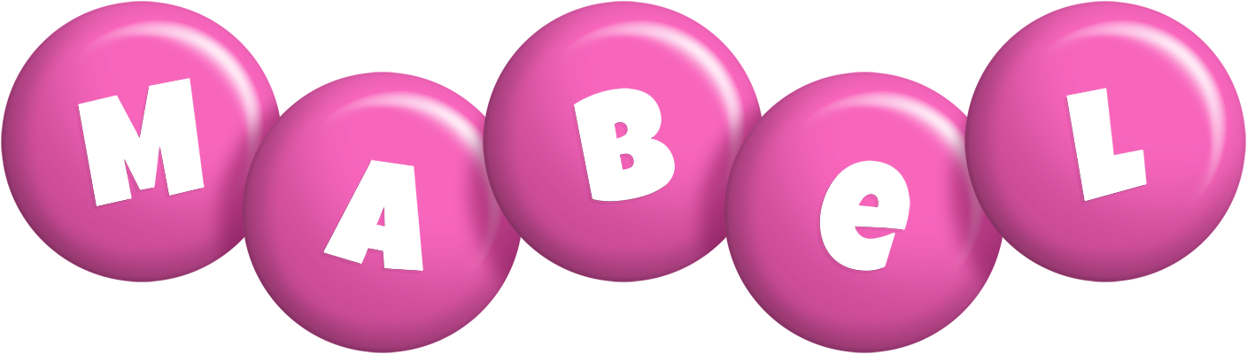 Mabel candy-pink logo
