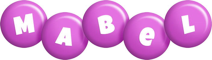 Mabel candy-purple logo