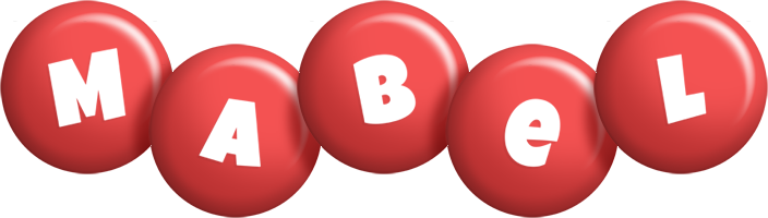 Mabel candy-red logo
