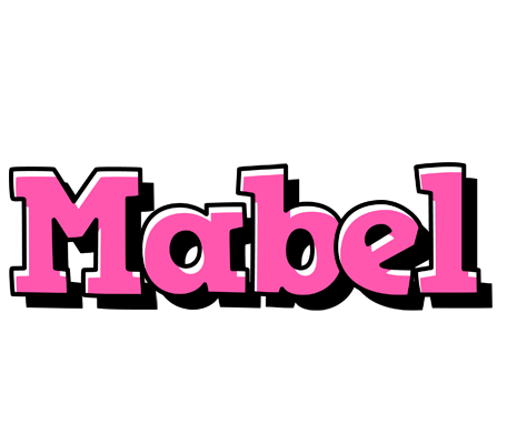 Mabel girlish logo