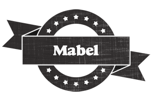 Mabel grunge logo