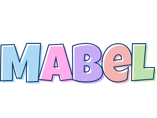 Mabel pastel logo
