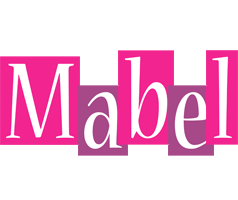 Mabel whine logo