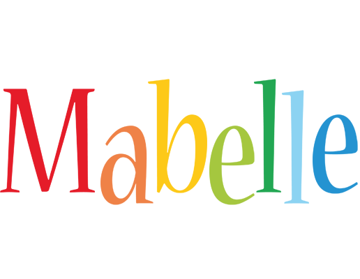 Mabelle birthday logo