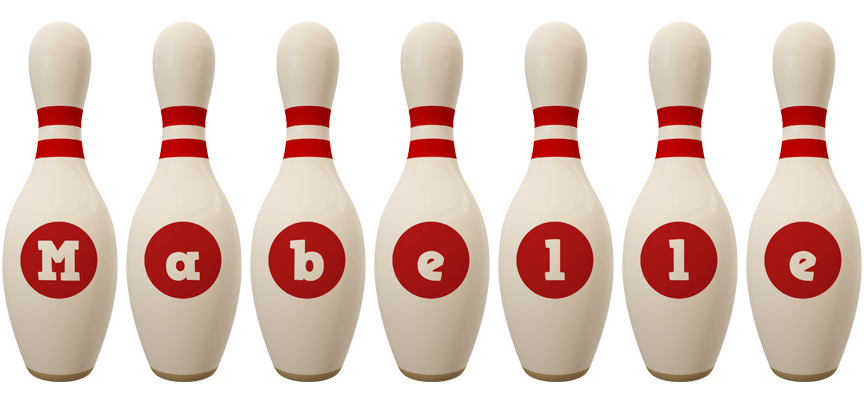Mabelle bowling-pin logo