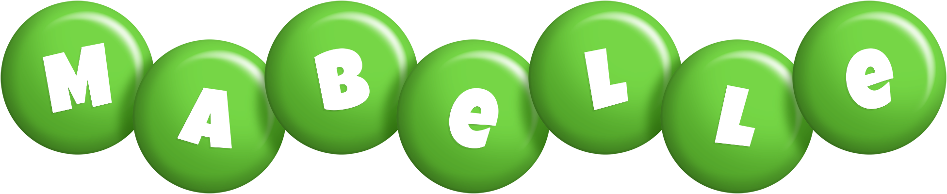 Mabelle candy-green logo