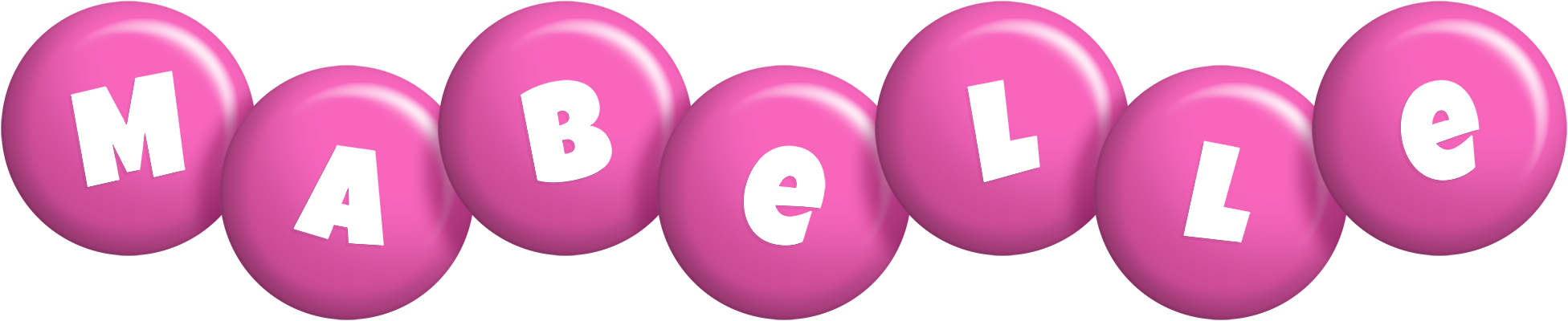 Mabelle candy-pink logo