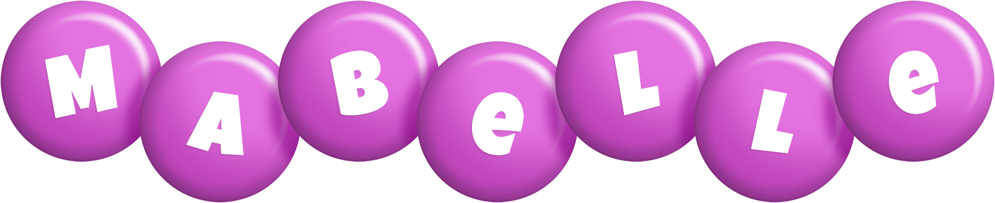 Mabelle candy-purple logo