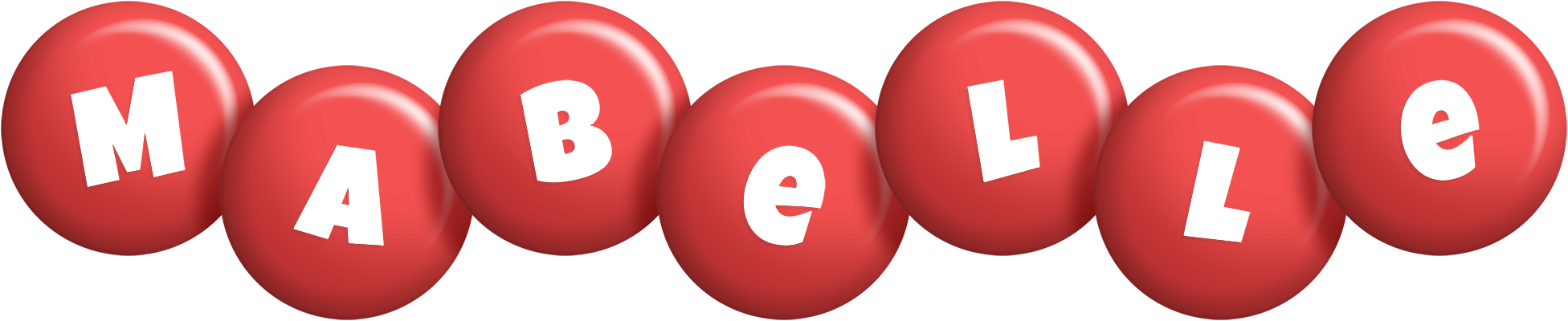 Mabelle candy-red logo