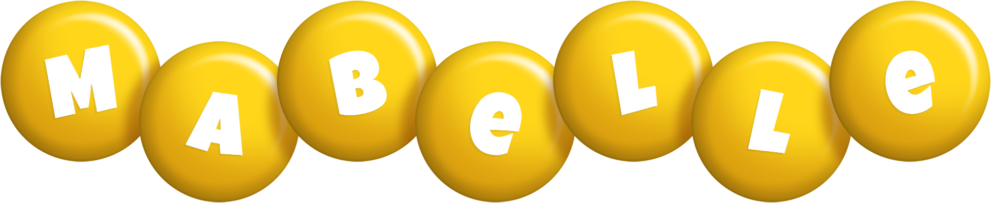 Mabelle candy-yellow logo