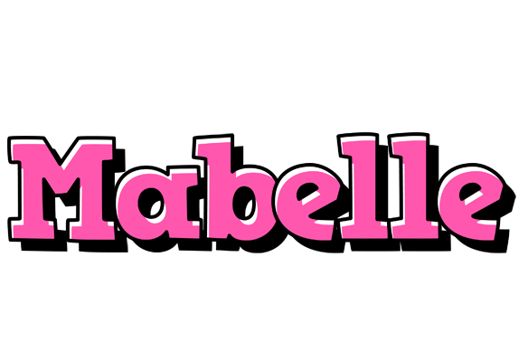 Mabelle girlish logo