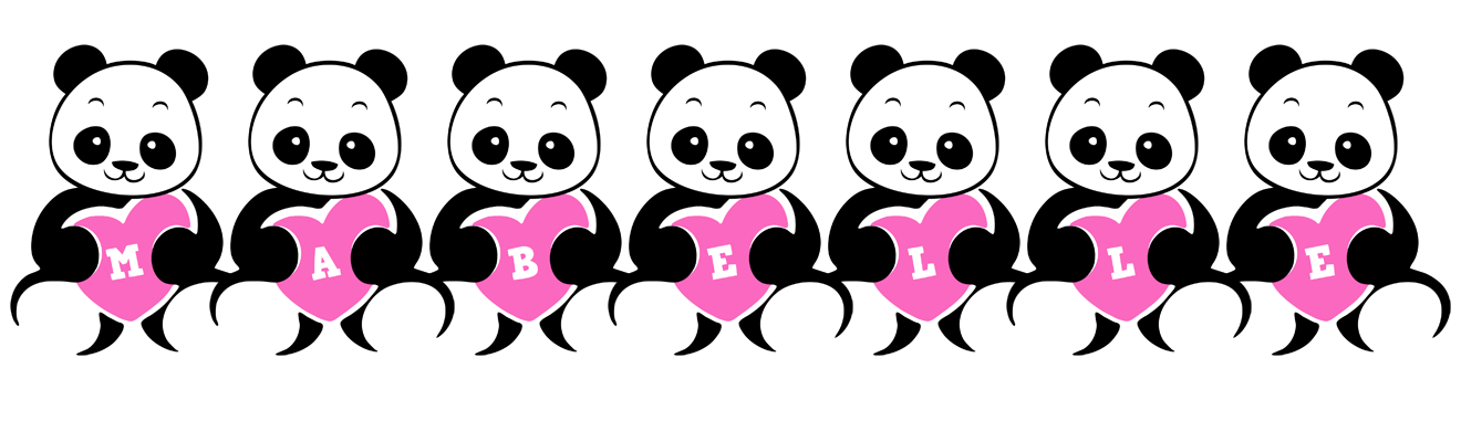 Mabelle love-panda logo