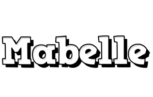 Mabelle snowing logo