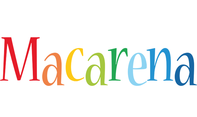 Macarena birthday logo