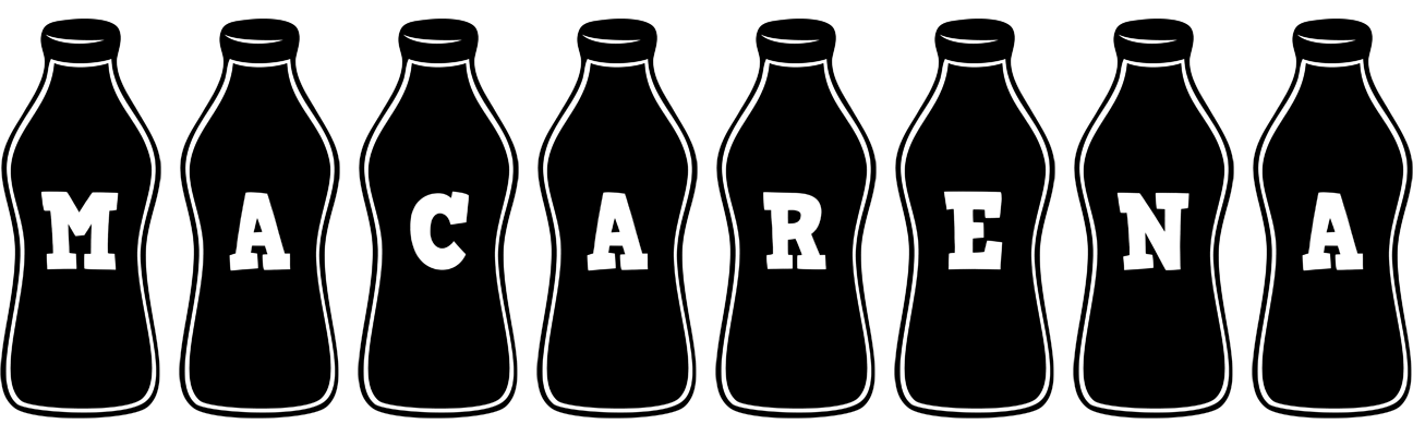 Macarena bottle logo