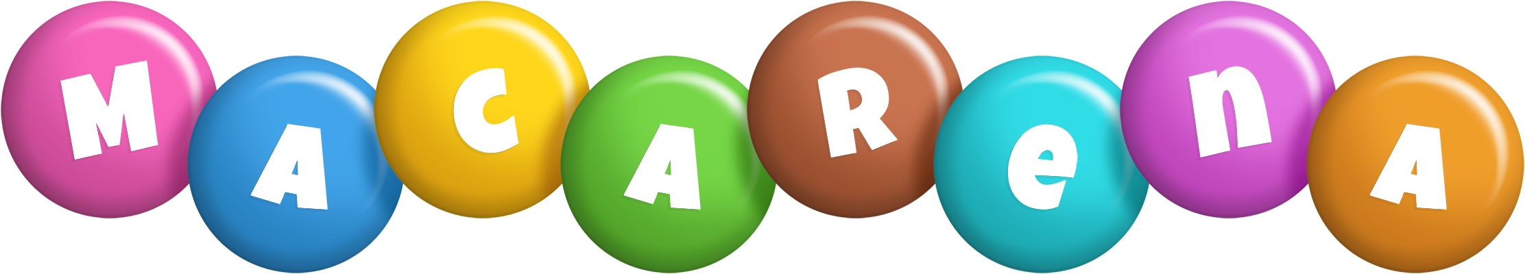 Macarena candy logo