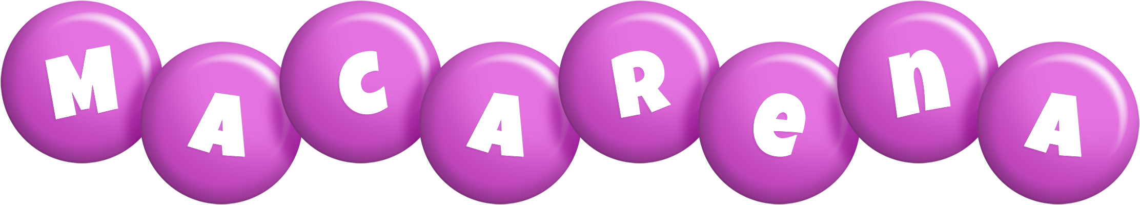Macarena candy-purple logo