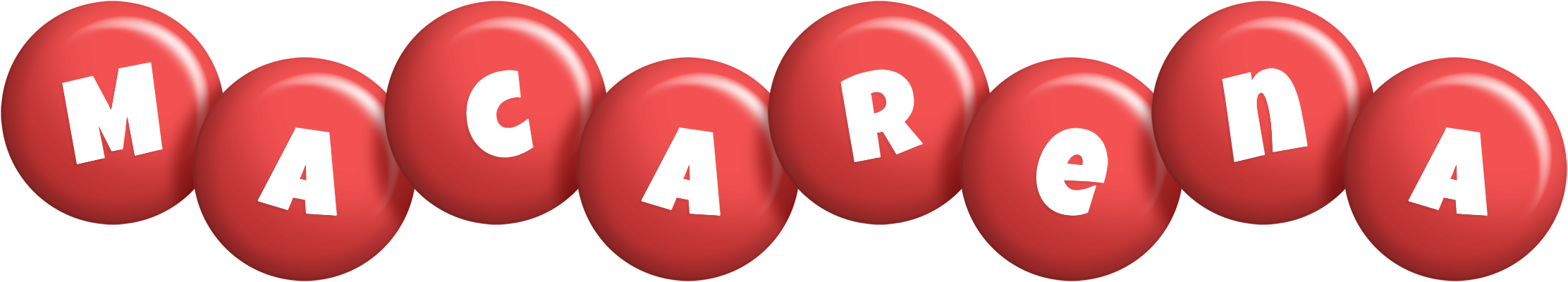 Macarena candy-red logo