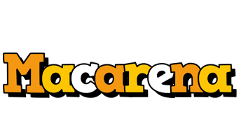 Macarena cartoon logo