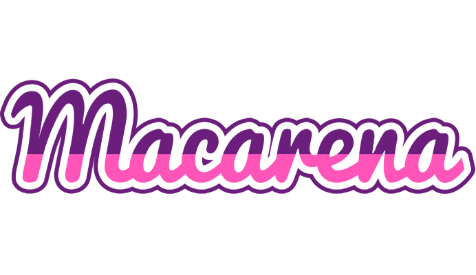Macarena cheerful logo