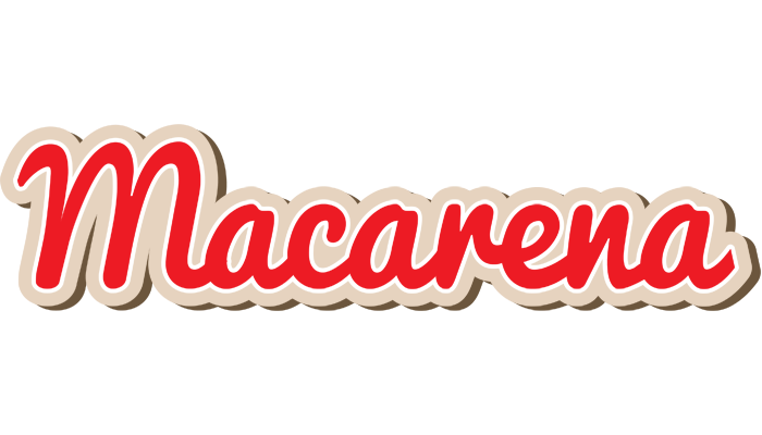 Macarena chocolate logo