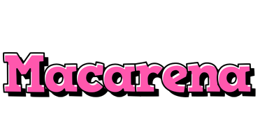 Macarena girlish logo