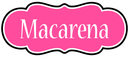 Macarena invitation logo