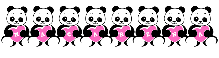 Macarena love-panda logo