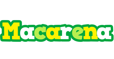 Macarena soccer logo