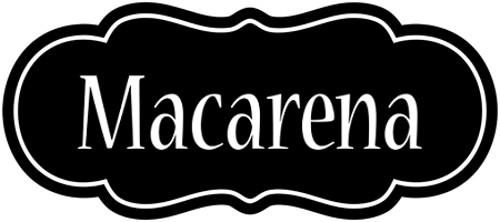 Macarena welcome logo